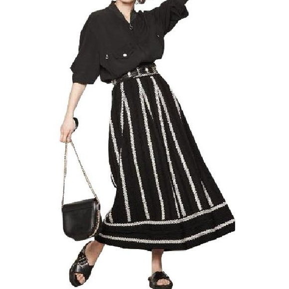 Maje Jamais Jaquard Knit Skirt. - Picture 8 of 8